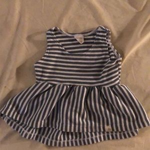 Lulu & Roo striped preplum top